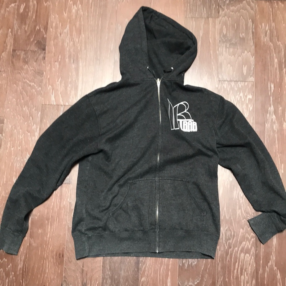 T bar zip up hoodie